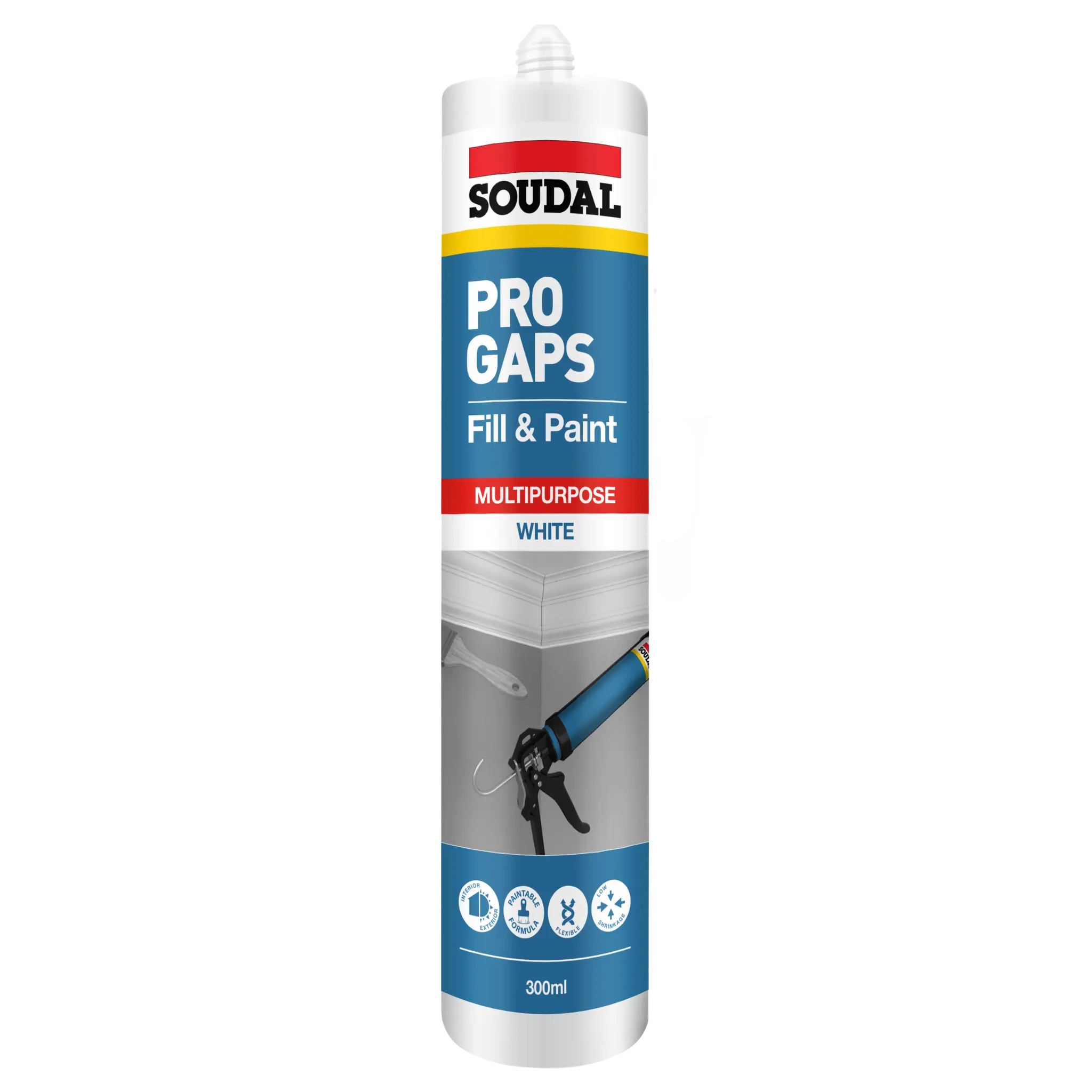 Soudal Pro  Gaps Fill & Paint 300ml
